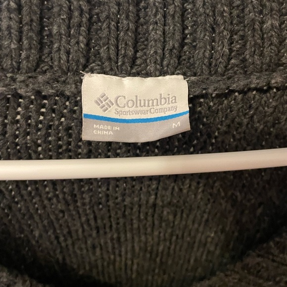 Grey Wool Columbia Sweater - Picture 3 of 4